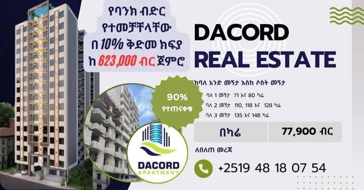 ጀሞ 1በ4 ወር የሚረከቧቸው ቤቶች 2 አዲስ ብሎ